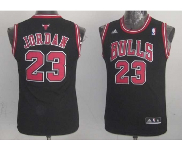 youth nba chicago bulls #23 jordan black[revolution 30 swingman]