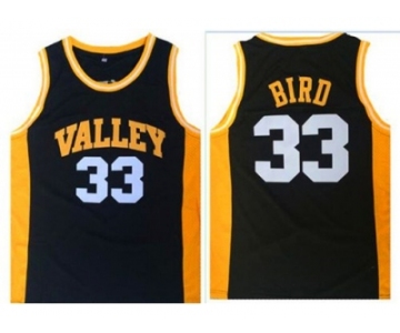 Boston Celtics #33 Larry Bird Black Springs Valley High School Stitched NBA Jersey