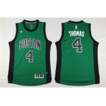 Boston Celtics #4 Isaiah Thomas Green Swingman Stitched NBA Jersey