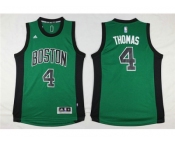 Boston Celtics #4 Isaiah Thomas Green Swingman Stitched NBA Jersey