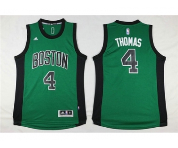 Boston Celtics #4 Isaiah Thomas Green Swingman Stitched NBA Jersey