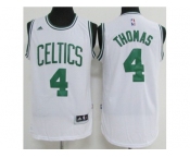 Boston Celtics #4 Isaiah Thomas White Stitched NBA Jersey