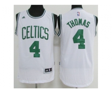 Boston Celtics #4 Isaiah Thomas White Stitched NBA Jersey