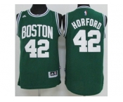 Boston Celtics #42 Al Horford Green(White No) Stitched NBA Jersey