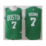 Boston Celtics #7 Jaylen Brown Green Stitched NBA Jersey