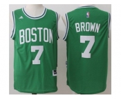 Boston Celtics #7 Jaylen Brown Green Stitched NBA Jersey