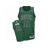 Men Adidas Boston Celtics #11 Kyrie Irving Swingman Green(Black No.) Alternate NBA Jersey