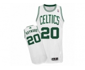 Men Adidas Boston Celtics #20 Gordon Hayward Authentic White Home NBA Jersey