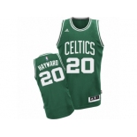 Men Adidas Boston Celtics #20 Gordon Hayward Swingman Green(White No.) Road NBA Jersey