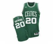 Men Adidas Boston Celtics #20 Gordon Hayward Swingman Green(White No.) Road NBA Jersey