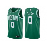 Men Boston Celtics #0 Jayson Tatum Green 2017-18 Swingman NBA Jersey