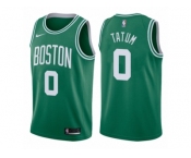 Men Boston Celtics #0 Jayson Tatum Green 2017-18 Swingman NBA Jersey