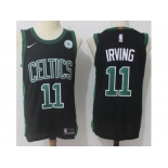 Men Nike Boston Celtics #11 Kyrie Irving Black Stitched NBA Swingman Jersey