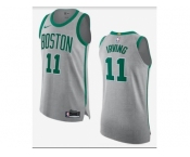 Men Nike Boston Celtics #11 Kyrie Irving Grey NBA Swingman Icon Edition Jersey