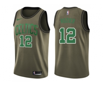 Men Nike Boston Celtics #12 Terry Rozier Green Salute to Service NBA Swingman Jersey