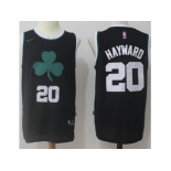 Men Nike Boston Celtics #20 Gordon Hayward Black Fashion Stitched NBA Swingman Jersey