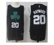 Men Nike Boston Celtics #20 Gordon Hayward Black Fashion Stitched NBA Swingman Jersey