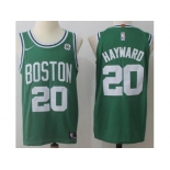 Men Nike Boston Celtics #20 Gordon Hayward Green Stitched NBA Swingman Jersey