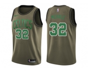 Men Nike Boston Celtics #32 Kevin Mchale Green Salute to Service NBA Swingman Jersey