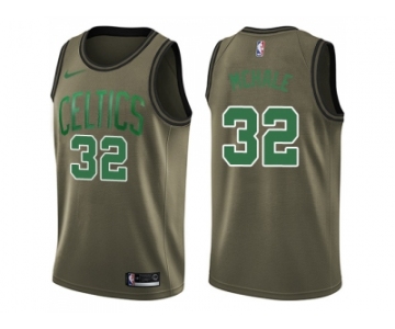 Men Nike Boston Celtics #32 Kevin Mchale Green Salute to Service NBA Swingman Jersey