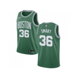 Men Nike Boston Celtics #36 Marcus Smart Green NBA Swingman Icon Edition Jersey