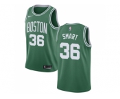 Men Nike Boston Celtics #36 Marcus Smart Green NBA Swingman Icon Edition Jersey