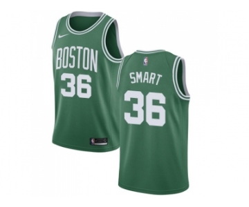 Men Nike Boston Celtics #36 Marcus Smart Green NBA Swingman Icon Edition Jersey