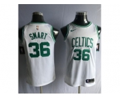 Men Nike Boston Celtics #36 Marcus Smart White NBA Swingman Association Edition Jersey