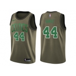 Men Nike Boston Celtics #44 Danny Ainge Green Salute to Service NBA Swingman Jersey