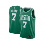 Men Nike Boston Celtics #7 Jaylen Brown Green Stitched NBA Swingman Jersey