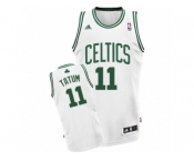 Men's Adidas Boston Celtics #11 Jayson Tatum Swingman White Home NBA Jersey