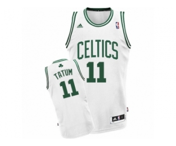 Men's Adidas Boston Celtics #11 Jayson Tatum Swingman White Home NBA Jersey