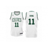 Men's Adidas Boston Celtics #11 Kyrie Irving Authentic White Home NBA Jersey