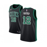 Men's Adidas Boston Celtics #12 Terry Rozier Swingman Black NBA Jersey - Statement Edition