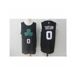 Men's Boston Celtics #0 Jayson Tatum Black 2017-2018 Nike Swingman Stitched NBA Jersey