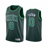 Men's Boston Celtics #0 Jayson Tatum Green NBA Swingman 2020-21 Earned Edition Jersey