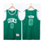 Men's Boston Celtics #0 Jayson Tatum Green Stitched Jersey