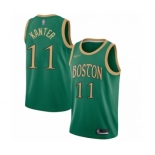 Men's Boston Celtics #11 Enes Kanter Authentic Green Basketball Jersey - 2019-20 City Edition