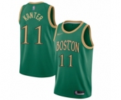 Men's Boston Celtics #11 Enes Kanter Authentic Green Basketball Jersey - 2019-20 City Edition