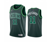 Men's Boston Celtics #11 Payton Pritchard Green NBA Swingman 2020-21 Earned Edition Jersey