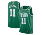 Men's Boston Celtics #11 Payton Pritchard Kelly Green 2024 Finals Champions Icon Edition Stitched Basketball Jersey