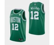 Men's Boston Celtics #12 Grant Williams Green Icon Nike Jersey