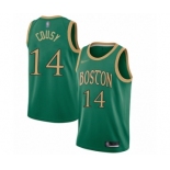 Men's Boston Celtics #14 Bob Cousy Authentic Green Basketball Jersey - 2019-20 City Edition