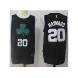 Men's Boston Celtics #20 Gordon Hayward Black 2017-2018 Nike Swingman Stitched NBA Jersey