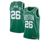 Men's Boston Celtics #26 Xavier Tillman Sr. Kelly Green 2024 Finals Champions Icon Edition Stitched Basketball Jersey