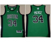 Men's Boston Celtics #34 Paul Pierce Green Stitched Basketball Jersey