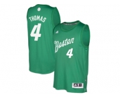 Men's Boston Celtics #4 Isaiah Thomas Green 2016 Christmas Day NBA Swingman Jersey