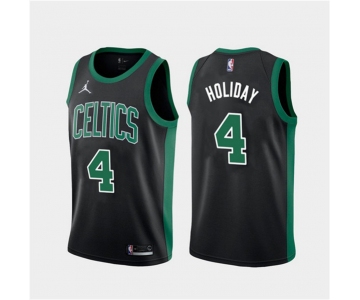 Men's Boston Celtics #4 Jrue Holiday Black 2023 Association Edition Stitched Basketball Jersey