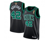 Men's Boston Celtics #42 Al Horford Black 2024 Finals Champions Statement Edition Stitched Basketball Jersey