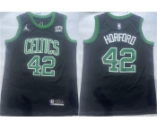 Men's Boston Celtics #42 Al Horford Black Statement Edition Stitched Basketball Jersey